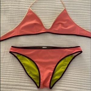 LULULEMON Surf To Sand Tie Top Bikini Set